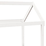 Kids' Bed Roof Solid Wood Pine