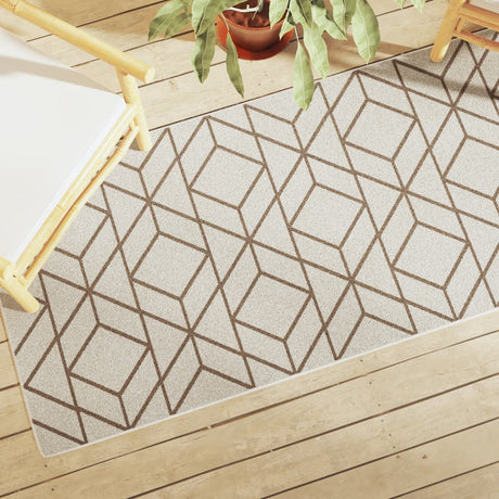 Indoor & Outdoor Rug Short Pile Multicolour Anti Slip