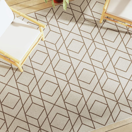 Indoor & Outdoor Rug Short Pile Multicolour Anti Slip