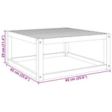 Garden 65X65X29 Cm Solid Wood Acacia