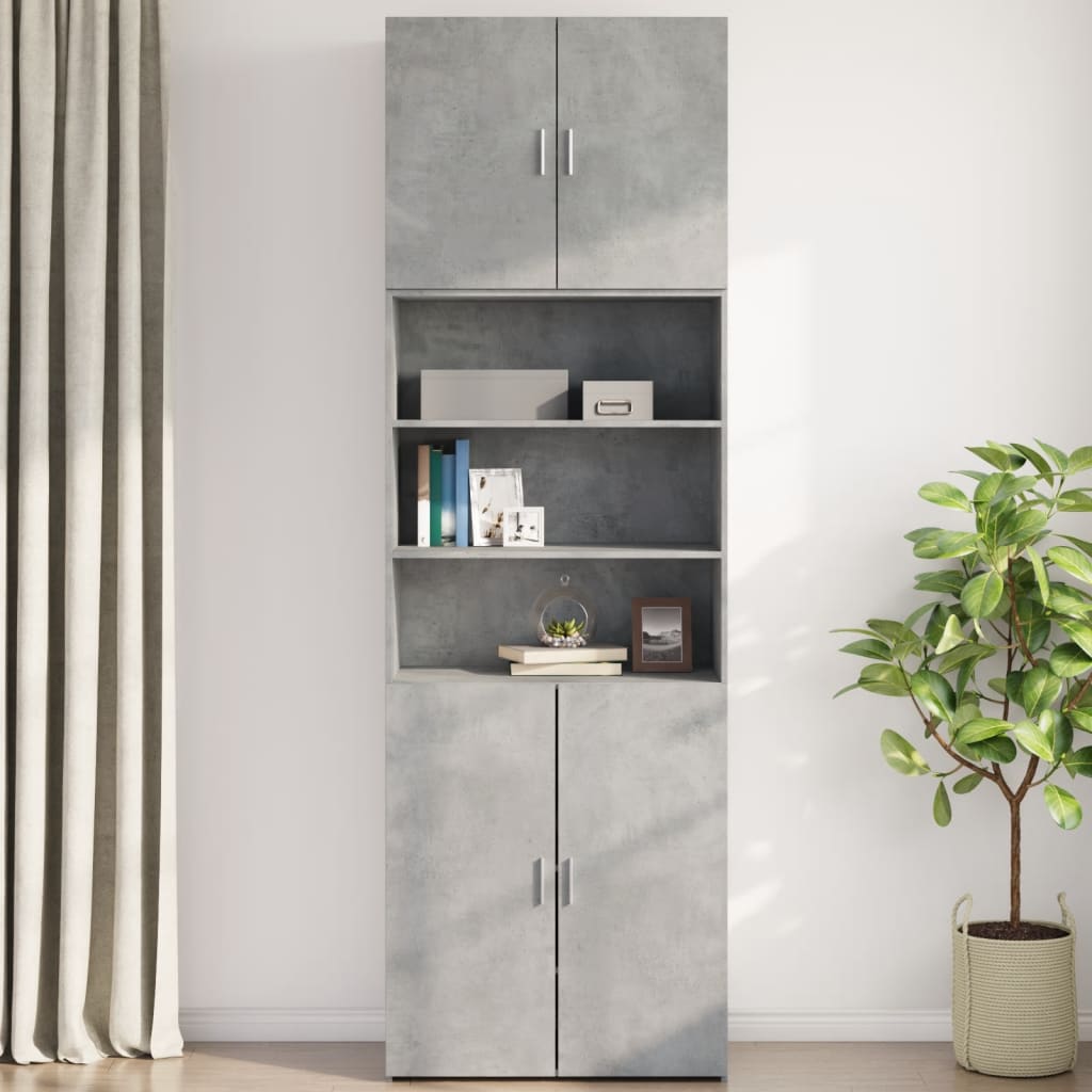 Wall Cabinet 80X42.5X64 Cm Engineered Wood
