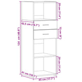 Highboard 45X42.5X124 Cm Engineered Wood