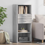 Highboard 50X42.5X124 Cm Engineered Wood