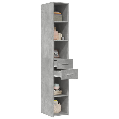 Highboard 30X42.5X185 Cm Engineered Wood