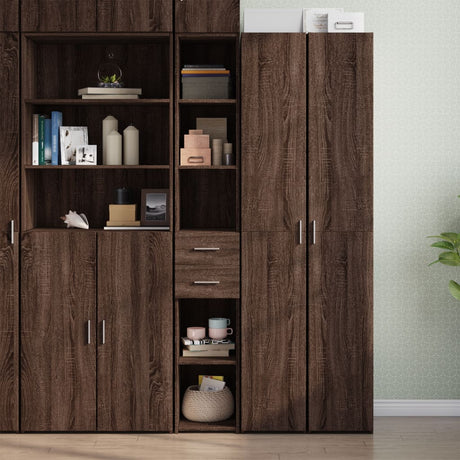 Highboard 30X42.5X185 Cm Engineered Wood