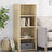 Highboard 50X41X124 Cm Engineered Wood
