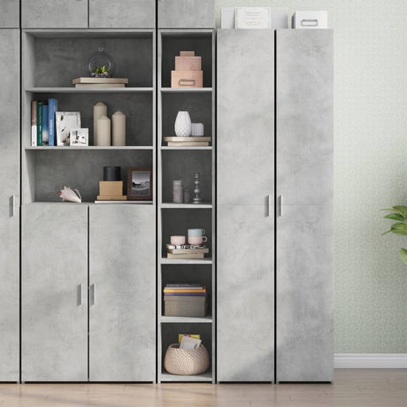 Highboard 30X41X185 Cm Engineered Wood