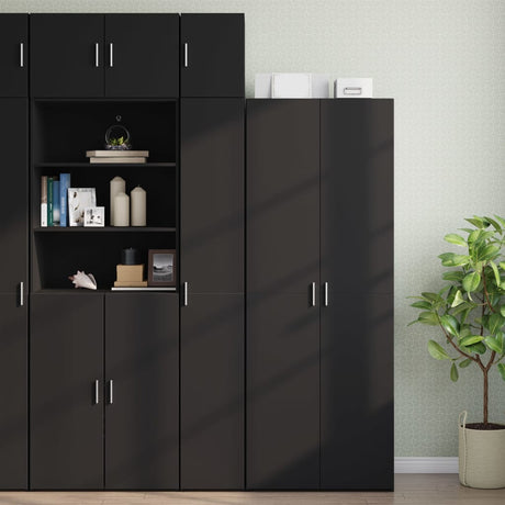Slim Storage Cabinet 30X42.5X225 Cm Engineered Wood