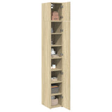 Slim Storage Cabinet 30X42.5X225 Cm Engineered Wood