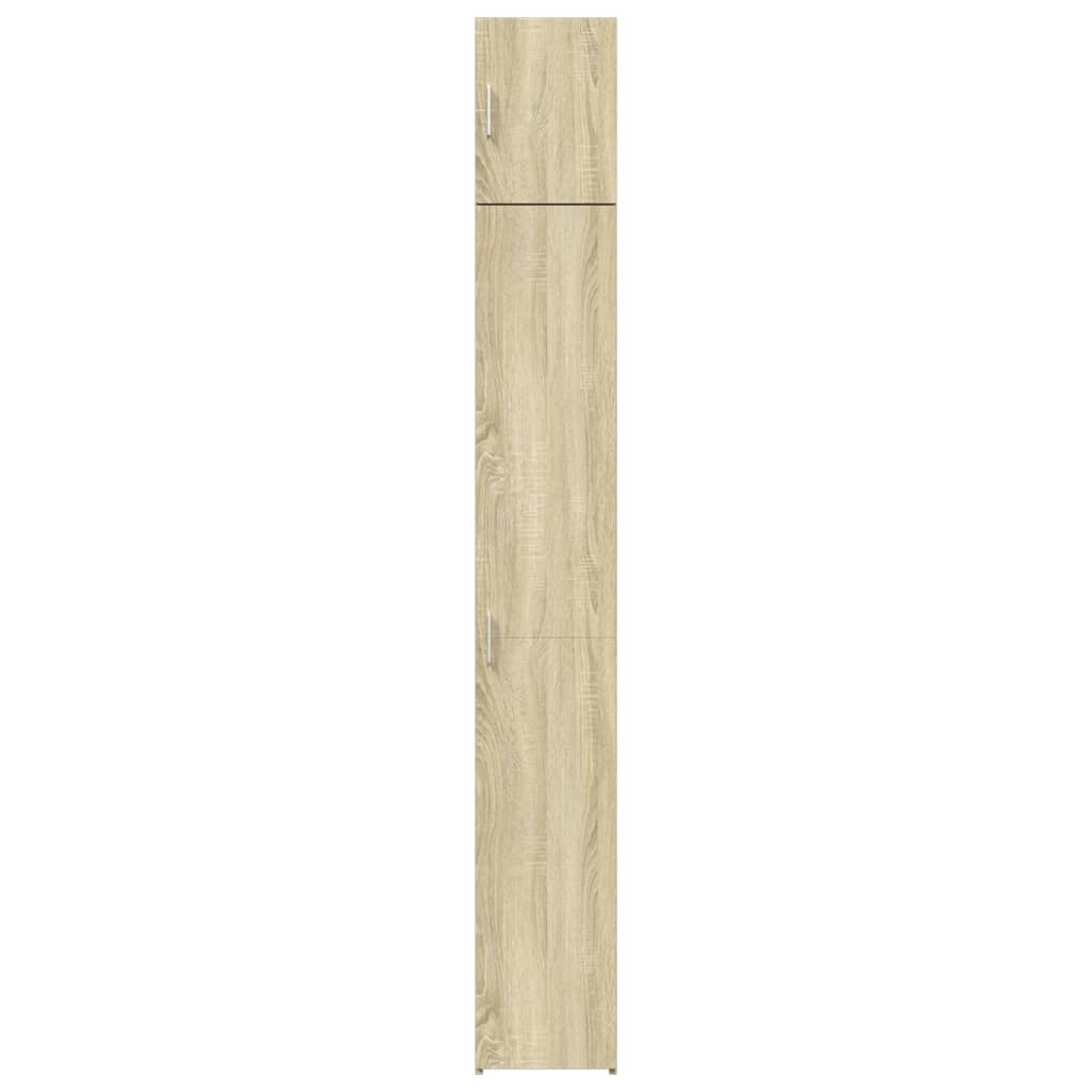Slim Storage Cabinet 30X42.5X225 Cm Engineered Wood
