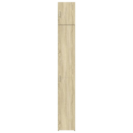 Slim Storage Cabinet 30X42.5X225 Cm Engineered Wood