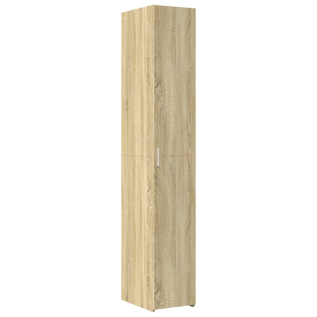 Slim Storage Cabinet 30X42.5X225 Cm Engineered Wood