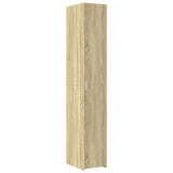 Slim Storage Cabinet 30X42.5X225 Cm Engineered Wood
