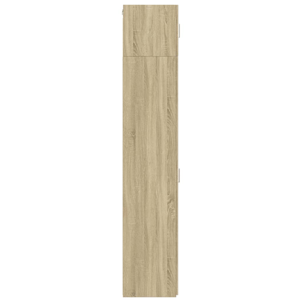 Slim Storage Cabinet 30X42.5X225 Cm Engineered Wood