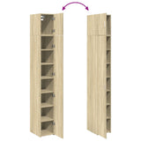 Slim Storage Cabinet 30X42.5X225 Cm Engineered Wood