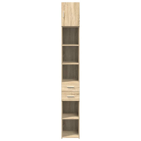 Slim Storage Cabinet 30X42.5X225 Cm Engineered Wood