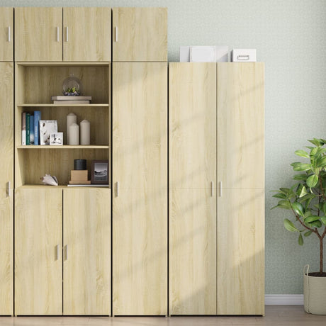 Slim Storage Cabinet 40X42.5X225 Cm Engineered Wood