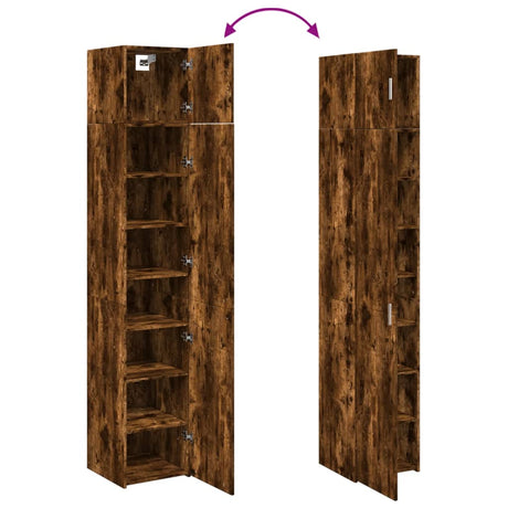 Slim Storage Cabinet 40X42.5X225 Cm Engineered Wood