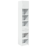 Slim Storage Cabinet 40X42.5X225 Cm Engineered Wood