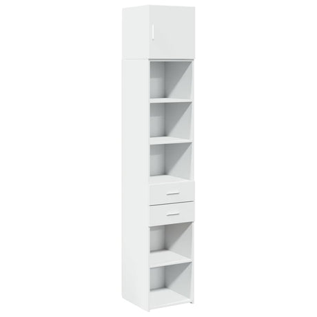 Slim Storage Cabinet 40X42.5X225 Cm Engineered Wood