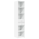 Slim Storage Cabinet 40X42.5X225 Cm Engineered Wood