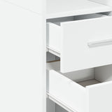 Slim Storage Cabinet 40X42.5X225 Cm Engineered Wood