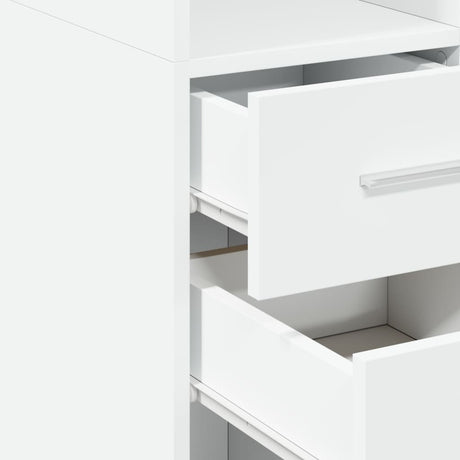 Slim Storage Cabinet 40X42.5X225 Cm Engineered Wood