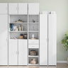 Slim Storage Cabinet 40X42.5X225 Cm Engineered Wood
