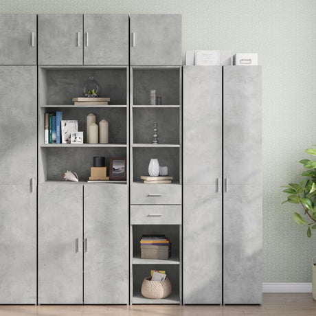 Slim Storage Cabinet 40X42.5X225 Cm Engineered Wood