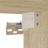 Slim Storage Cabinet 45X42.5X225 Cm Engineered Wood