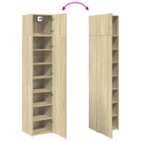 Slim Storage Cabinet 45X42.5X225 Cm Engineered Wood