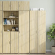 Slim Storage Cabinet 45X42.5X225 Cm Engineered Wood