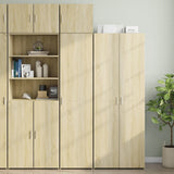 Slim Storage Cabinet 45X42.5X225 Cm Engineered Wood