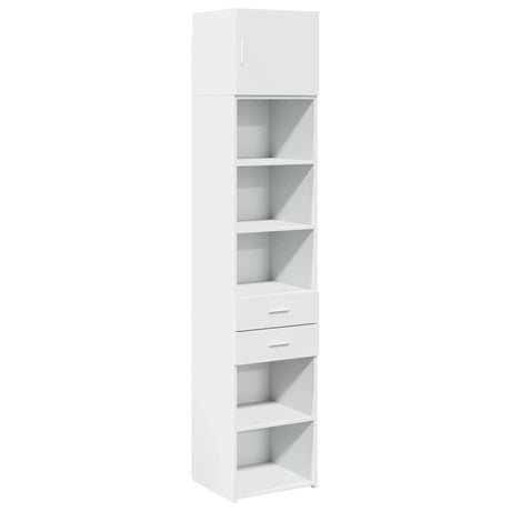 Slim Storage Cabinet 45X42.5X225 Cm Engineered Wood