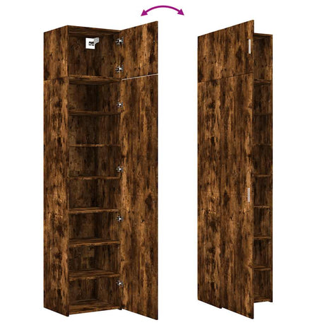 Slim Storage Cabinet 50X42.5X225 Cm Engineered Wood