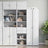 Slim Storage Cabinet 50X42.5X225 Cm Engineered Wood