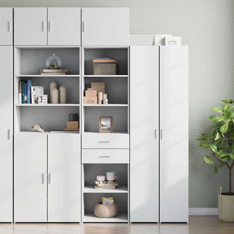 Slim Storage Cabinet 50X42.5X225 Cm Engineered Wood