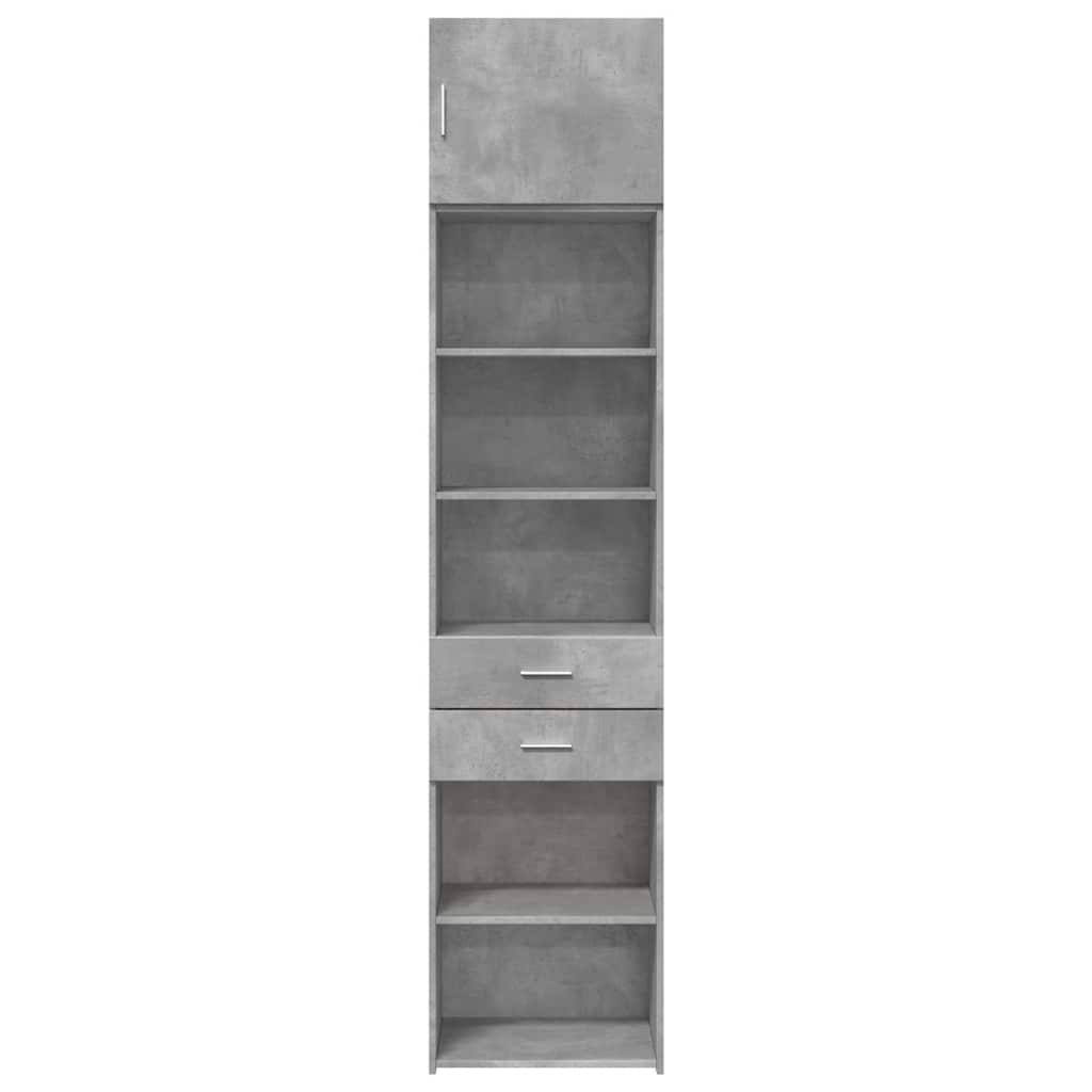 Slim Storage Cabinet 50X42.5X225 Cm Engineered Wood