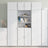 Storage Cabinet 70X42.5X225 Cm Engineered Wood