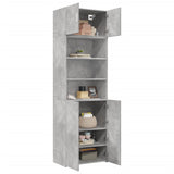 Storage Cabinet 70X42.5X225 Cm Engineered Wood