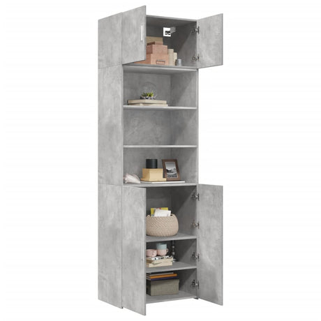 Storage Cabinet 70X42.5X225 Cm Engineered Wood