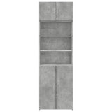 Storage Cabinet 70X42.5X225 Cm Engineered Wood