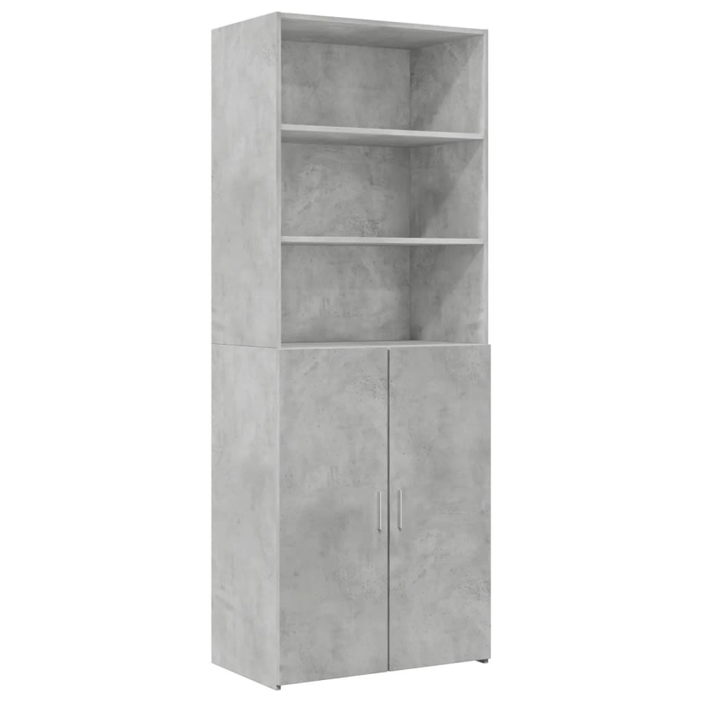 Storage Cabinet 70X42.5X225 Cm Engineered Wood
