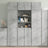 Storage Cabinet 70X42.5X225 Cm Engineered Wood