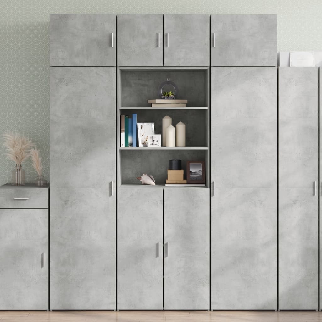 Storage Cabinet 70X42.5X225 Cm Engineered Wood