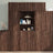 Storage Cabinet 70X42.5X225 Cm Engineered Wood