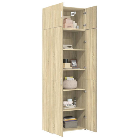 Storage Cabinet 70X42.5X225 Cm Engineered Wood