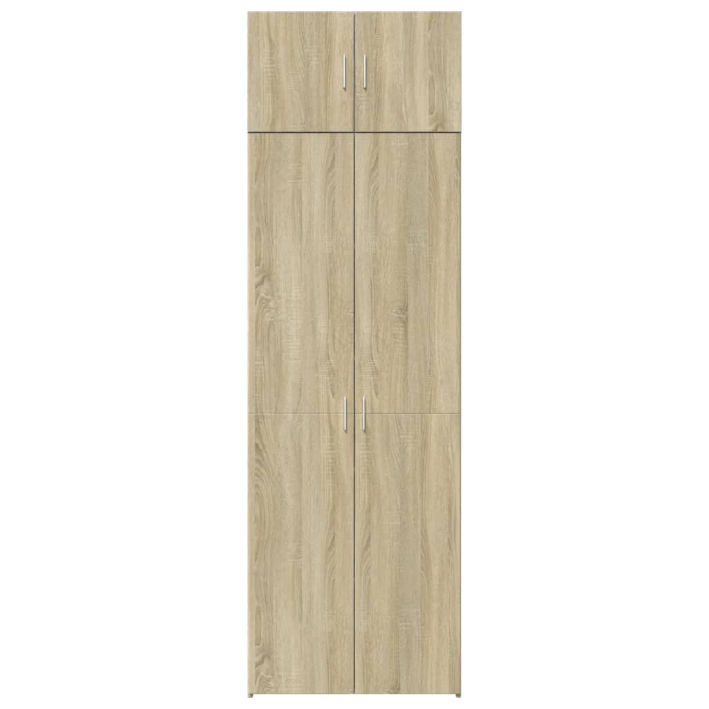 Storage Cabinet 70X42.5X225 Cm Engineered Wood