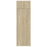 Storage Cabinet 70X42.5X225 Cm Engineered Wood