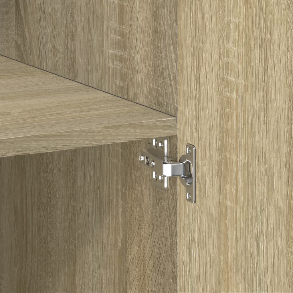 Storage Cabinet 70X42.5X225 Cm Engineered Wood